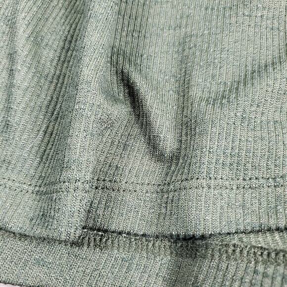 Paper + Tee Green Floral Lace Panels Open Front Cardigan Size 2X Plus - Picture 3 of 8